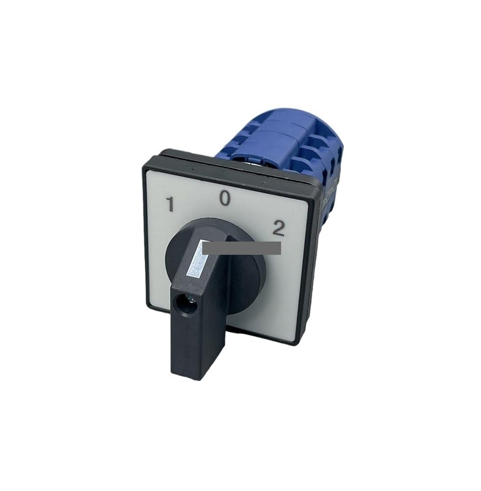 AARTERZZA 1PCS LW26-20/4 1-0-2 AC 500V 20A Rotary Selector 1-0-2 On-Off-On 3 Positions CAM Changeover Switch