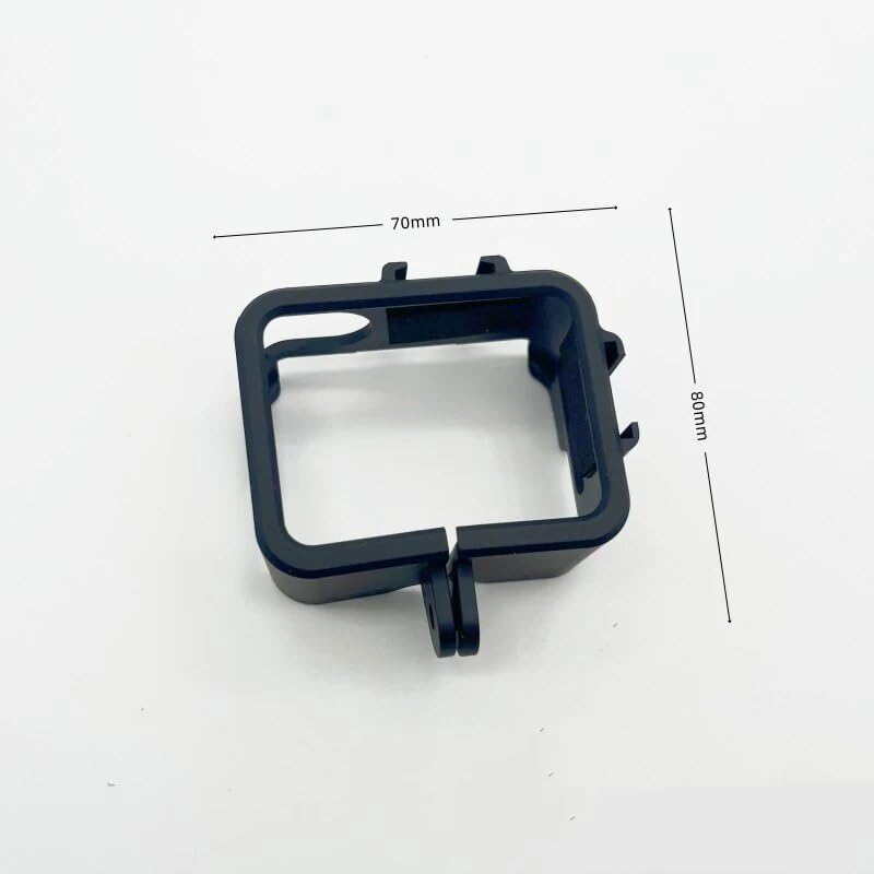 Image of BKN Camera Frame Mount Protective Housing Case with Dual Cold Shoe Mounts Compatible with Insta360 Go3 Accessories | Shock-Proof Body Housing Frame Anti-Drop Holder Mounts