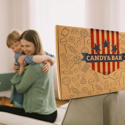 Schokolade Mix Box | 21 Stück | Verschiedene Leckereien | Kinderschokolade | Ausgewählter Mix | Geburtstag | Halloween Candy | Nervennahrung | Schokoladen Box | Candy & Bar ®