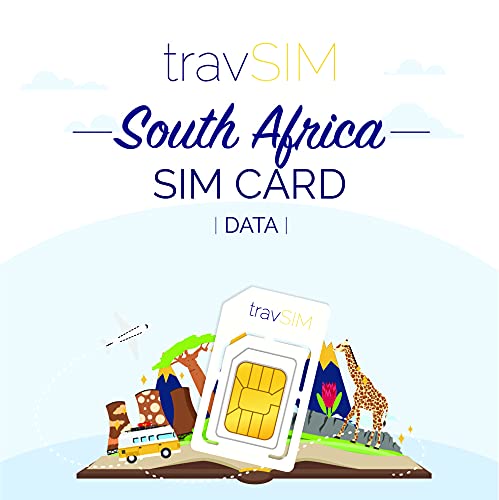 travSIM South African Prepaid SIM Card (Data SIM for South Africa) â€“ 1GB of Mobile Data to use in South Africa Valid for 30 Days â€“ the South African Data SIM Card Works in 40+ South African Countries
