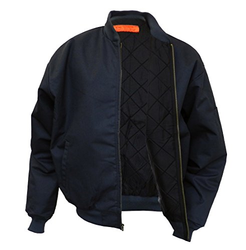 Image of MJ38 Lined Panel Work Wear Jacket Rib-Knit Collar, Charcoal, 5XL