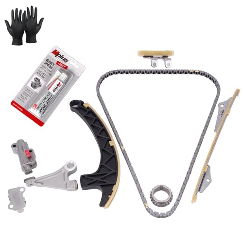 MPLUS Engine Timing Chain Kit fits For Honda 2016-2021 Civic 1.5L L4 GAS DOHC TURBO 16V, 2017-2021 CR-V 1.5L, 2018-2021 Accord 1.5L
