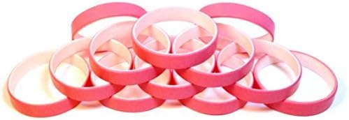 TheAwristocrat_USA Company_1 Dozen Multi-Pack Blank Wristbands Bracelets Silicone Rubber - Select from a Variety of Colors