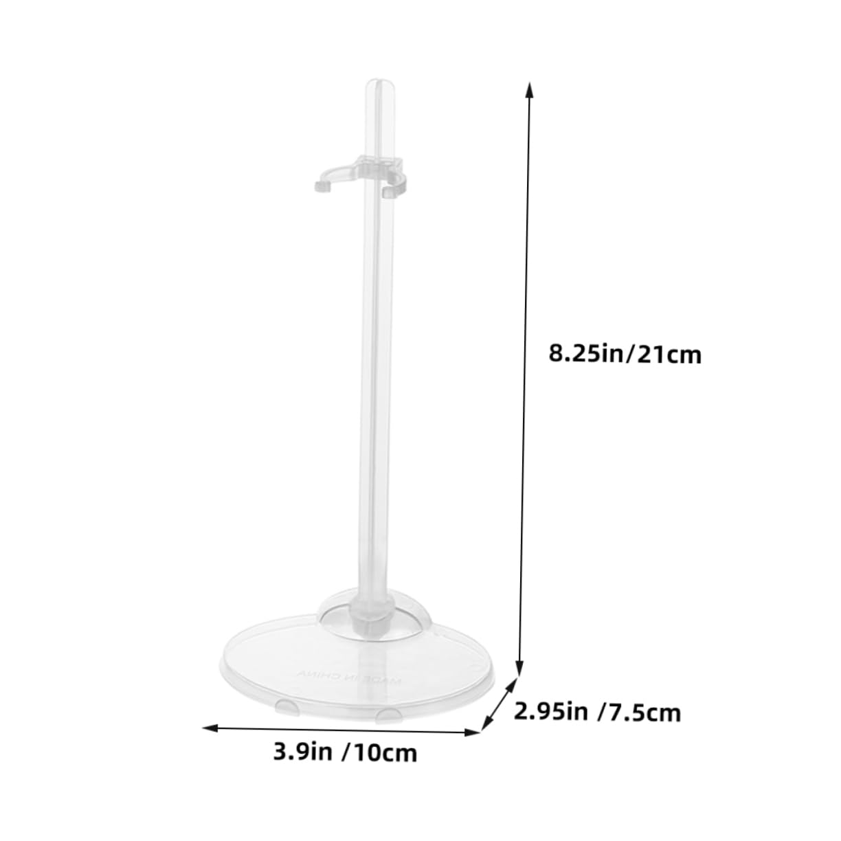 Kisangel 6pcs Doll Support Holders Portable Doll Stands for Display Storage Figure Rack Easy to Install for Boys and Girls Adults