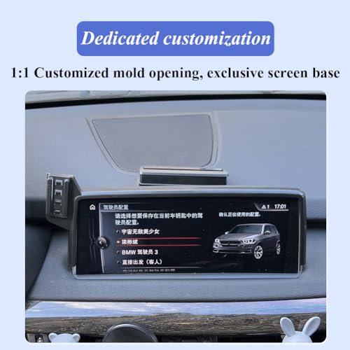 Car Phone Holder for BMW X5/X6 Auto Accessories [Only for 2014-2018 X5 & 2015-2019 X6 Screen Style] [Auto Lock Hands Free Cell Phone Mount Car fits for iPhone & All Smartphones]