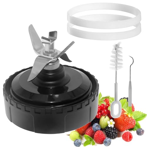 5-Fin blade Ninja blender replacement parts for Ninja QB3001SS Fit Compact Personal Blender, 5 Fins Blender Blade for Ninja Blender QB3000 QB3004 QB3005, Base Extractor Blade Only for Ninja 16oz Cups