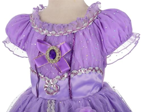 Disfraz princesa niña Dressy Daisy talla 12M-10 miniatura 4