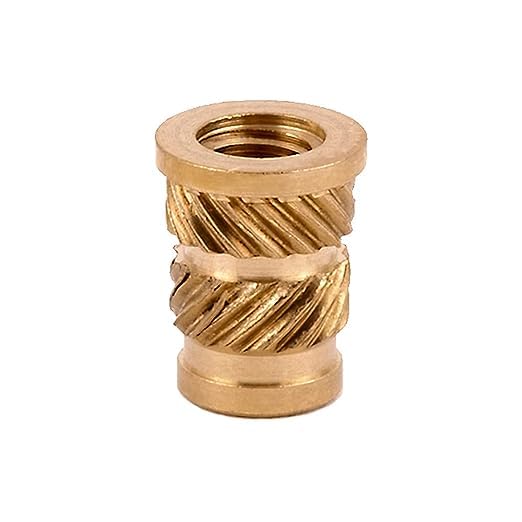 E-Z LOK Threaded Insert for Plastic Straight Flanged Brass Thread Inserts 8-32 (Pack of 1000)