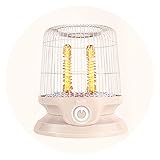 VITEIN Vogelkäfig-Heizung Untertisch-Heizung kleine Sonnenheizung energiesparende elektrische Heizung elektrische Heizung für den Haushalt (Color : Rosa, S : 26 * 29cm)