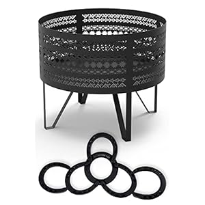 FUTUREFOX ナバホ柄焚き火台 焚火台 焚き火台 分離式 おしゃれ 焚き火 焚火 五徳・収納袋付き