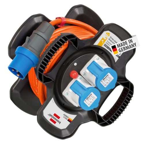 Brennenstuhl CEE 230V Camping Kabeltrommel X-Gum 10m – Ansicht 1