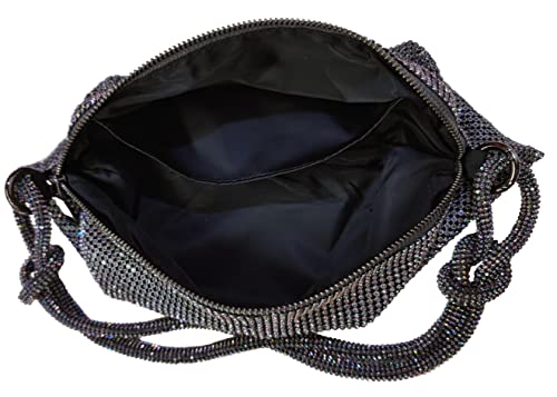 Image of Rhinestone Hobo Bag for Women Rhinestone Purses Sparkly Evening Handbag Shiny Diamond Purse for Wedding Parties 2026 | Rhinestone