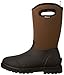 Bogs Men's Roper Waterproof Insulated Winter Rain Boot, Black/Brown, 11 M