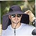AEIOFU Unisex Fishing Hat Waterproof Wide Brim Bucket Hat Quick Drying UV Protection Outdoor UPF50+ Sun with Neck Flap Fishing for Men Wide Brim Hats