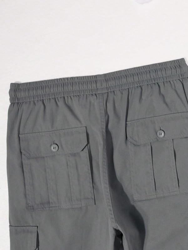 Image of DEELMO Men's Stylish Multi-Pocket Cargo Pants || Casual Fit Pants Trousers || Stylish Trousers for Men || Men's Cargo (MD501 01 08)