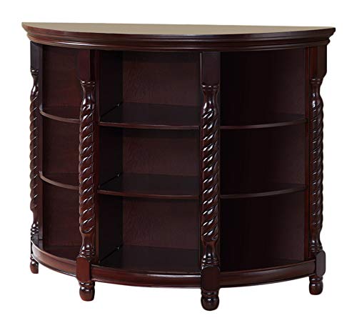 Kings Brand Furniture Wood Entryway Buffet Console Sofa Table, Cherry #TOP3