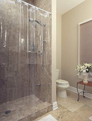 GOODSUN PEVA Antimicrobial PVC Free Shower Curtain Liner, Size:72”x72”, Color: Clear, Transparent
