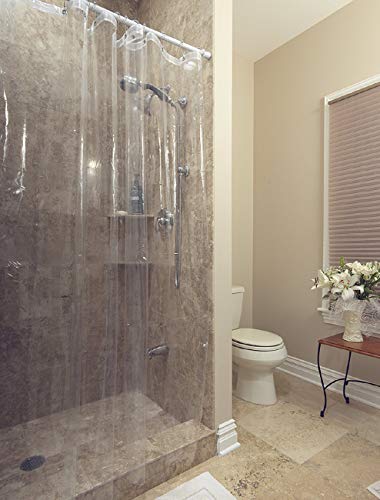 Goodsun Peva Antimicrobial Pvc Free Shower Curtain Liner, Size:72”X72”, Color: Clear, Transparent #TOP3