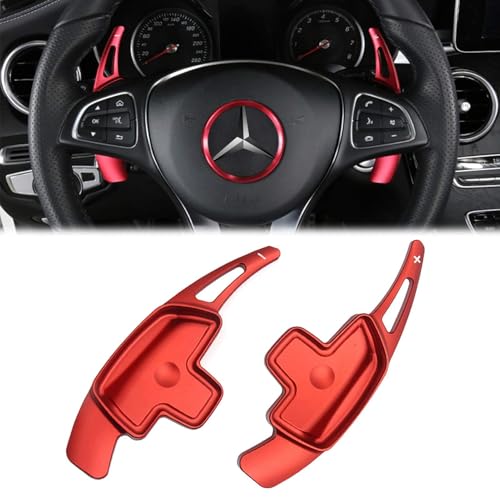 TTCR-II Steering Wheel Paddle Shifter Extension for Mercedes A/G Class 2019-2022, C/CLS 2015-2021, E/SL/SLC 2017-2020, GLA/GLC/GLE/S 2016-2022, GLS 2017-2021, Aluminum Shift Paddle Extender