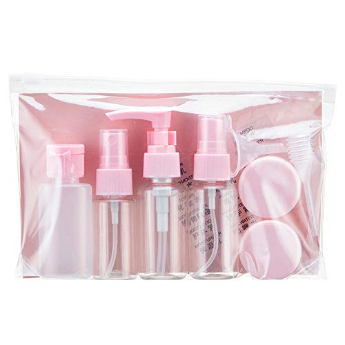 CFPacrobaticS 11Pcs Refillable Portable Travel Cosmetic Empty Sample Water Mist Alcohol Sprayer,Watering Can Portable Pot Sprinkler Bottle,Hairdressing Atomizer Tool Pink