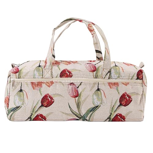 Sac de Rangement pour Aiguilles à Tricoter, Sac de Rangement en Chanvre pour Sac de Maquillage, Rangement de Bureau, Rangement de Voyage, Chambre à Coucher...
