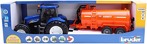 Trattore Bruder 09036 New Holland T8040 con Abbey