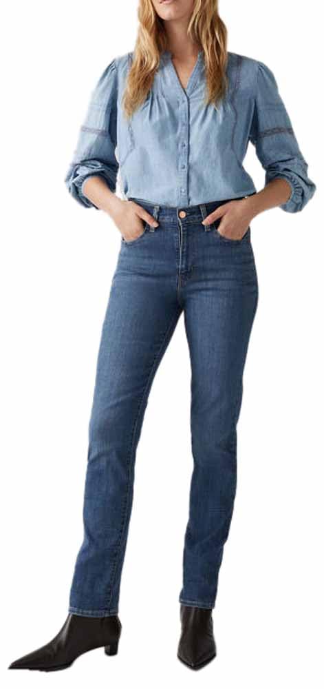 Levi's Jean en Denim 724 pour Femme - Taille 32 à 32, Way Back, 32W / 32L