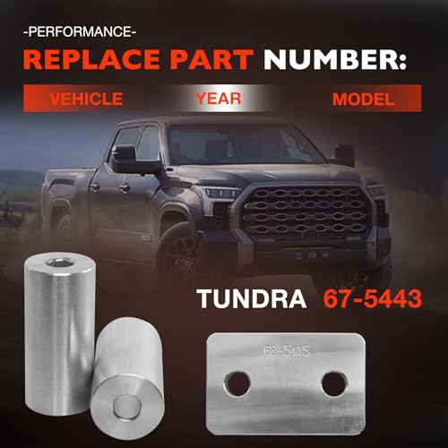 Image of ATRACYPART Skid Plate Adapter Kit | Compatible with Toyota Tundra TRD Pro (2007-2021), Replaces# 67-5443
