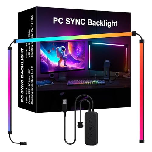 Image of BNF RGB LED Light Bar Decoration Dynamic TV Backlight for Bedroom Office 27inch|Home & Garden | Lamps, Lighting & Ceiling Fans | Lighting Parts & Accessories|1 LED Light Strip