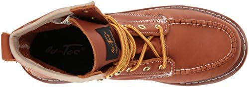 Ad Tec Men's 6" Goodyear Welt Construction Ankle Boot Brown (Brown, numeric_10_point_5) | Image 4