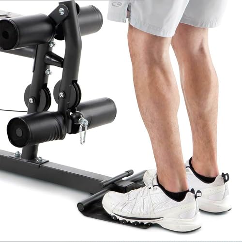 Marcy MWM-4965 Home Multi Gym with 68Kg Weight Stack with Pulley, Arm, and Leg Developer Multifunctional Workout Station for Weightlifting and Bodybuilding – 300 lbs Capacity - Image 7