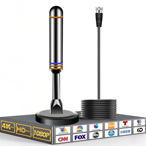 Antenne numérique pour Smart TV avec réception longue portée 360° - 3