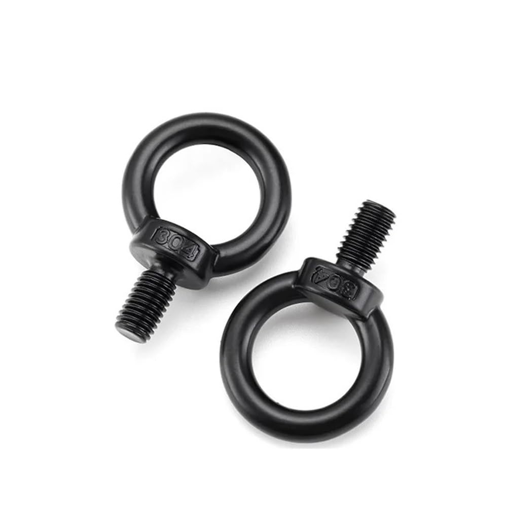 Golfari di sollevamento con rivestimento Dacromet nero in acciaio inossidabile 304(Ring Bolts ONLY)
