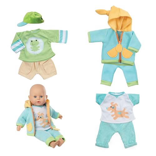 Melissa & Doug Mine to Love Mix & Match Playtime Doll Clothes for 12”-18” Unisex Dolls (6 pcs) - image 4