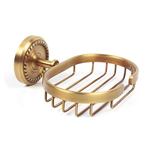 7Pcs Gold Copper Bathroom Accessories Set Vintage Bath Hardware Kit Wall Mounted, Toilet Paper Brush Holder Ring Soap Towel Rack For Bathroom And Toilet #TOP4