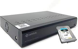 Camius 4K 8 Channel DVR for Security Camera with Hard Drive 3TB, for 8 CVBS, AHD, CVI, TVI Analog Cameras & 4 IP Cameras, 4K HDMI, Software, Browser, Phone Access (Business Home Security DVR Only)