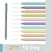HAUSER XO Trends Ball Pen Set – 10 Assorted Colors, 1.00mm Tip, 11 x 1.2 x 15 Pack (Blue, Black, Red, Green, Orange, Pink, Light Green, Light Blue, Brown, Purple), School Supplies, Office Tasks