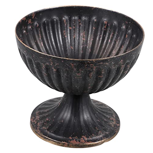 PRETYZOOM Vaso Decorativo Vintage in Ferro Battuto Urna Vaso Liscio Per Centrotavola Da Matrimonio