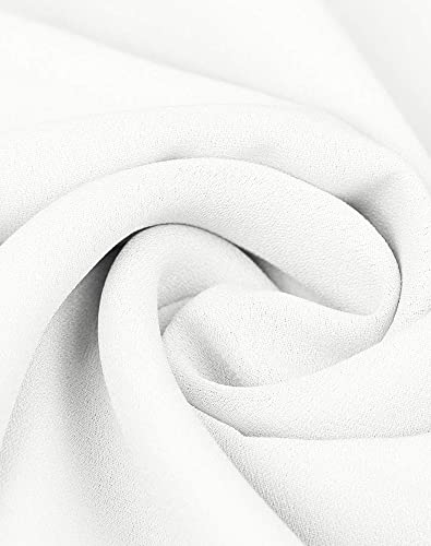 Floral Find Women's Chiffon Layered Tank Tops Summer Sleeveless Round Neck Blouses Shirts C-White #TOP3