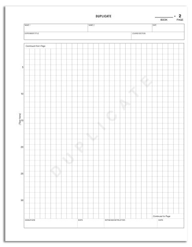 Bookfactory FBA_LAB-050-7GW-D (STUDENT) Carbonless Student Lab Notebook thumb #5