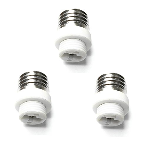FINELED Adaptador E27 a G9, E27-G9 Soporte de lámpara Convertidor Base LED Bombilla Adaptador Convertidor (paquete de 3)