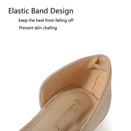 Image of Womens Pointed Toe Black Ballet Flats Comfortable Casual Dress Flats for Women Elegant Memory Foam Flats Shoes with Party Wedding