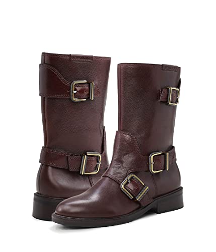 Botte tendance Vince Camuto Alicenta en cuir noir pour femme