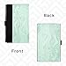 Kigai Business Card Holder, Abstract Marble Mint Green Metal Men's Women's Credit Card & Holder Wallet Fashionable Durable Portable Business Card Case