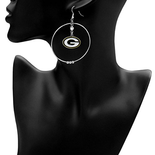 Image of NFL 2-Inch Hoop Earrings