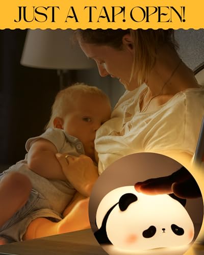 Image of Recolte Kids Night Light with Gift Basket, Panda Night Light for Kids with Gift Box, Baby Gift, Girl Birthday Gift, Cute Teen Girl Gifts, Christmas Gifts