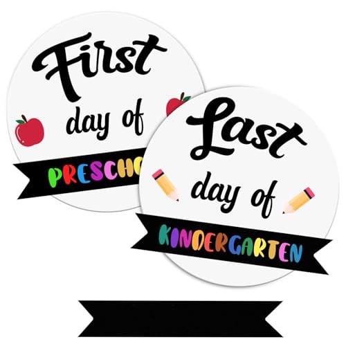 First and Last Day of School Board, Wooden Double-Sided School Signs for Kids First and Last Day Reusable Last Day of Kindergarten Sign, First and Last Day of School Sign, School Blackboard Gift First and Last Day of School Board, Wooden Double-Sided School Signs for Kids First and Last Day Reusable Last Day of Kindergarten Sign, First and Last Day of School Sign, School Blackboard Gift