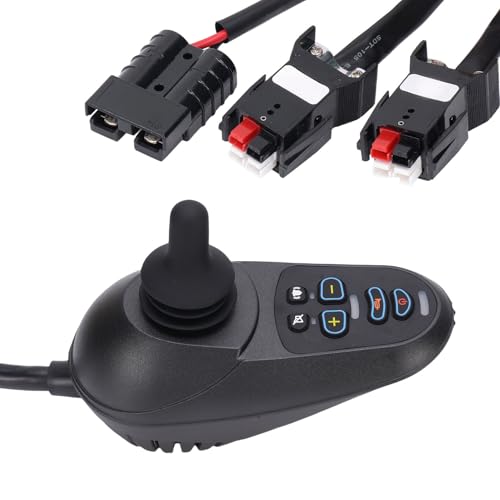 Walfront Electric Wheelchair Controller Replacement Joystick Controller 50A Safe Driving Motion Control Versatile for Robotic Amusement and Mobile Platforms