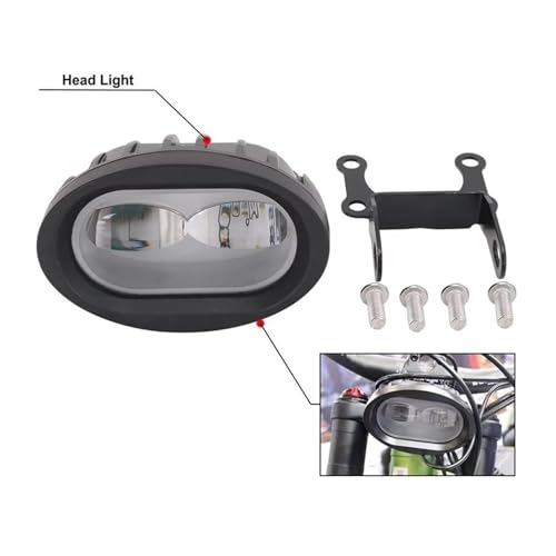 Optique phare LED transparent haute résistance compatible Segway X160