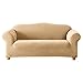 SureFit Stretch Pique Knit - Sofa Slipcover - Cream